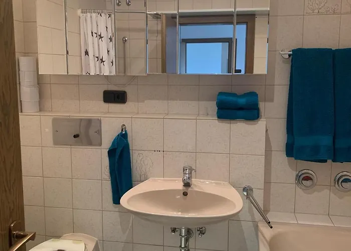公寓 Wiedenbrueck Zentrum Schoene Mit Balkon-8-